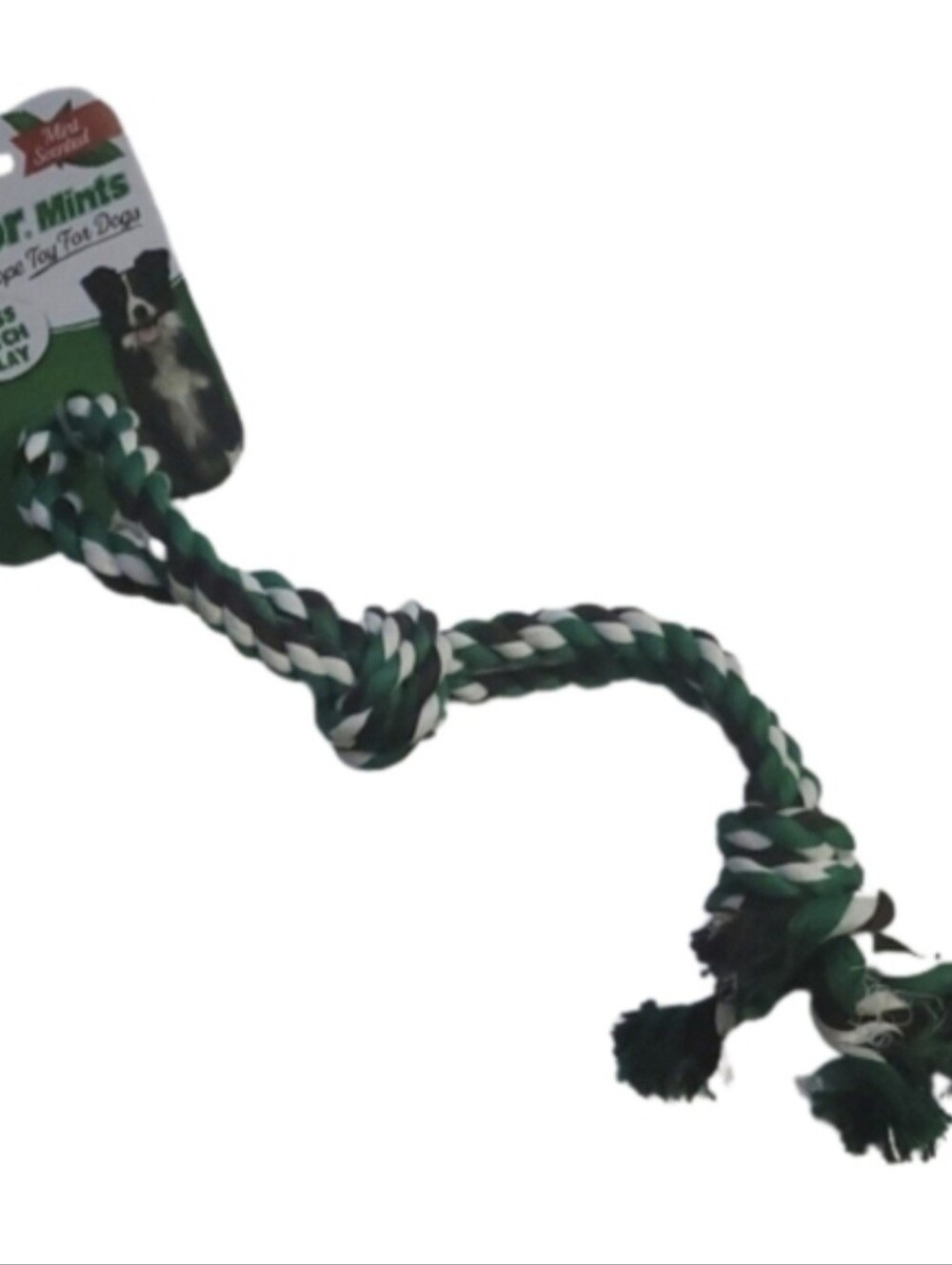 European Home Designs Junior Mints Scented Rope Toy For Dogs